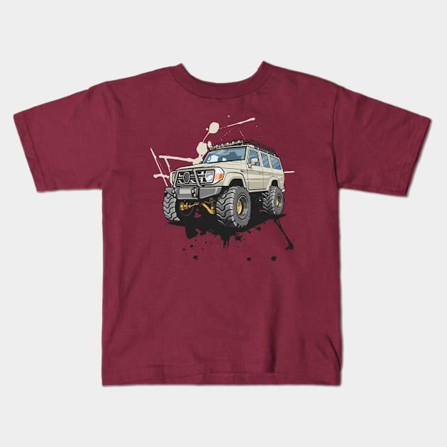 Customized Classic Cars Kids T-Shirt by irfankokabi